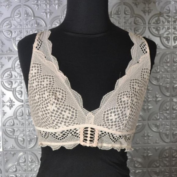 Victoria's Secret Lace Bra Bralette Longline - Picture 1 of 2